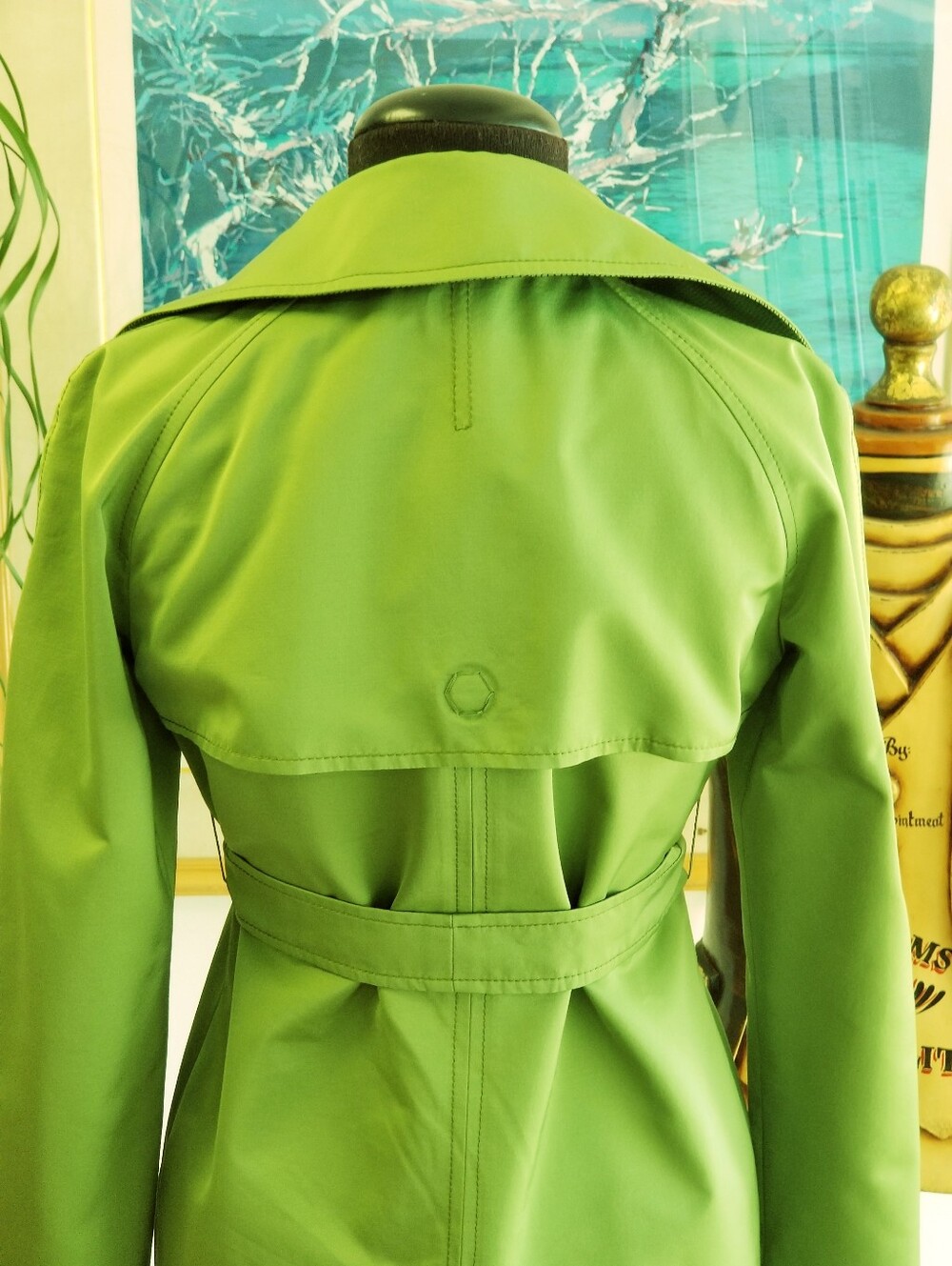 Alessandro Dell'Acqua  Green Trench Coat - Picture 8 of 16